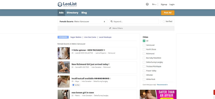 Leo List website